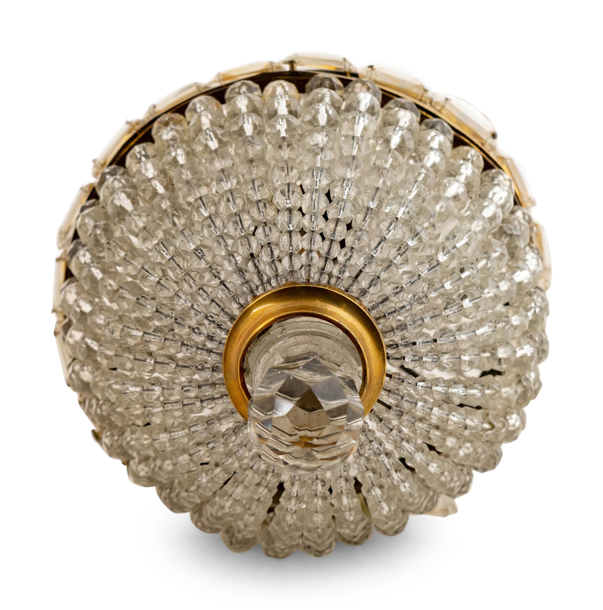 A Louis XVI Style Diminutive Hall Chandelier and a Hall Lantern — 20TH CENTURY
