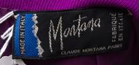 A Claude Montana Purple Wool Jacket,