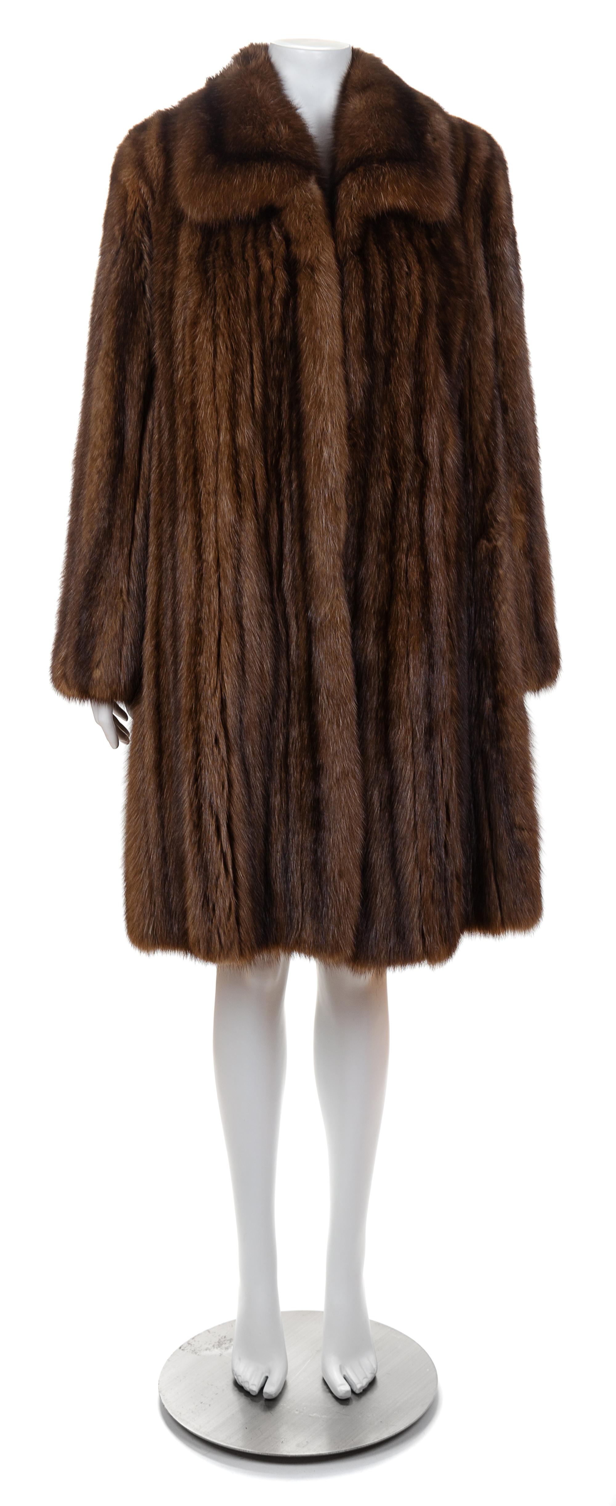 A J. Mendel Russian Sable Coat, No size.