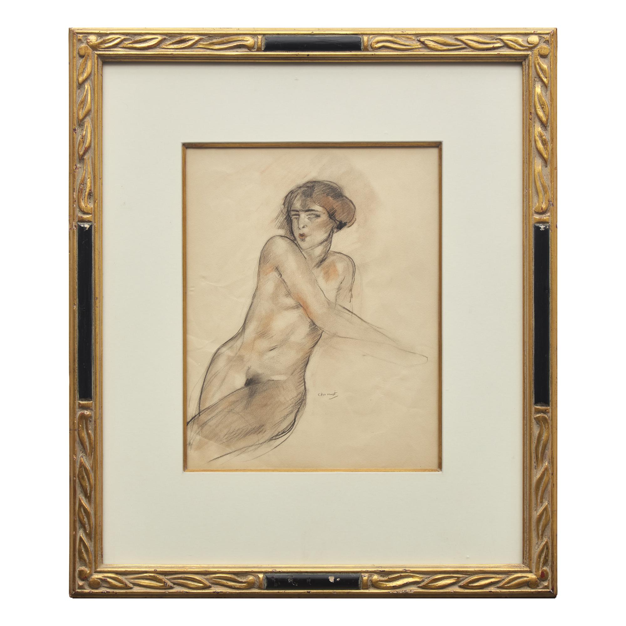 Édouard Chimot (French, 1880-1959) — Nude Study