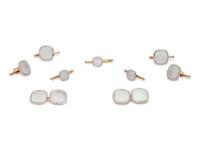 LARTER & SONS, MOTHER-OF-PEARL DRESS SET