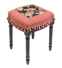 A Needlepoint Stool Height 20 inches. — 20TH CENTURY