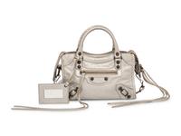 Balenciaga Mini Silver City Bag, 2014