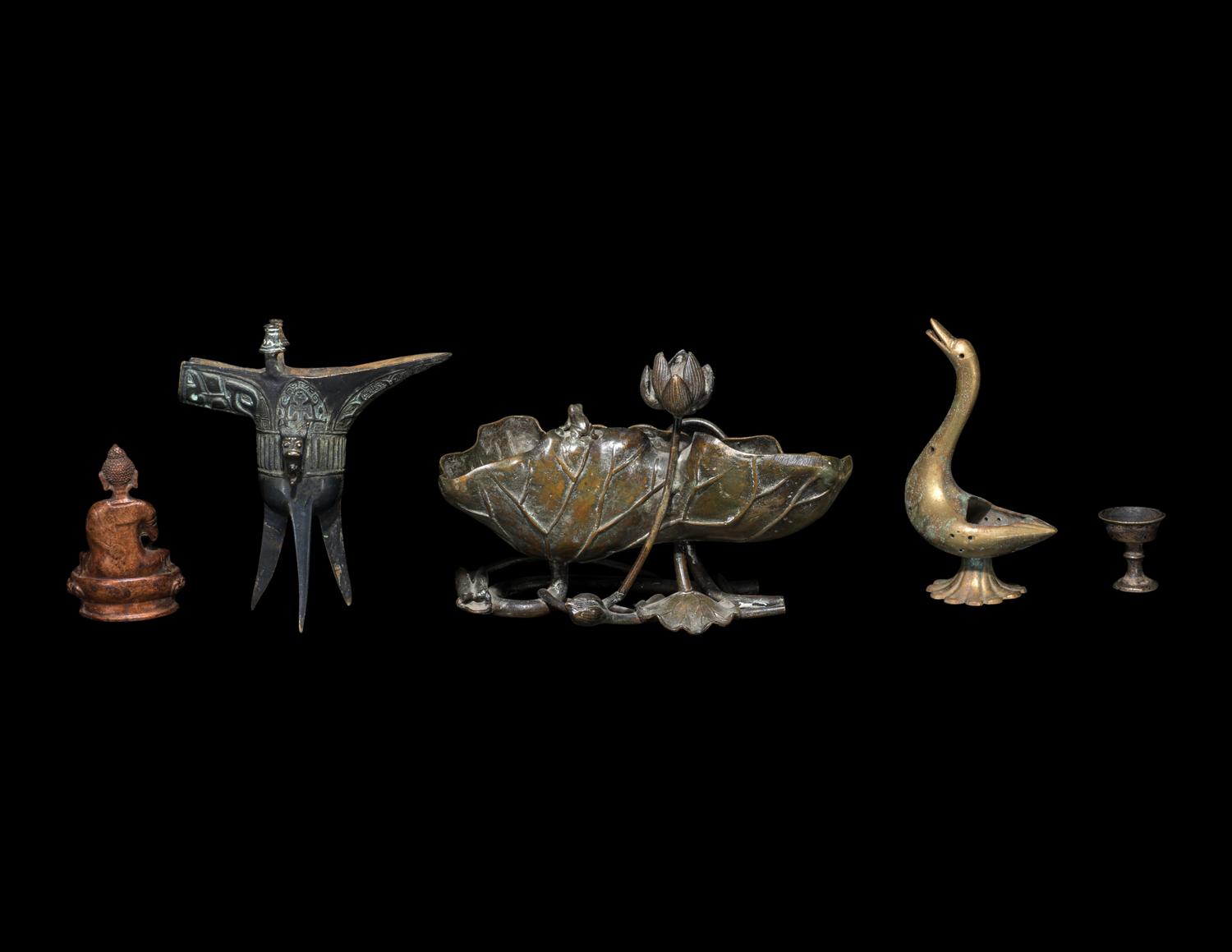 Five Asian Bronze Articles