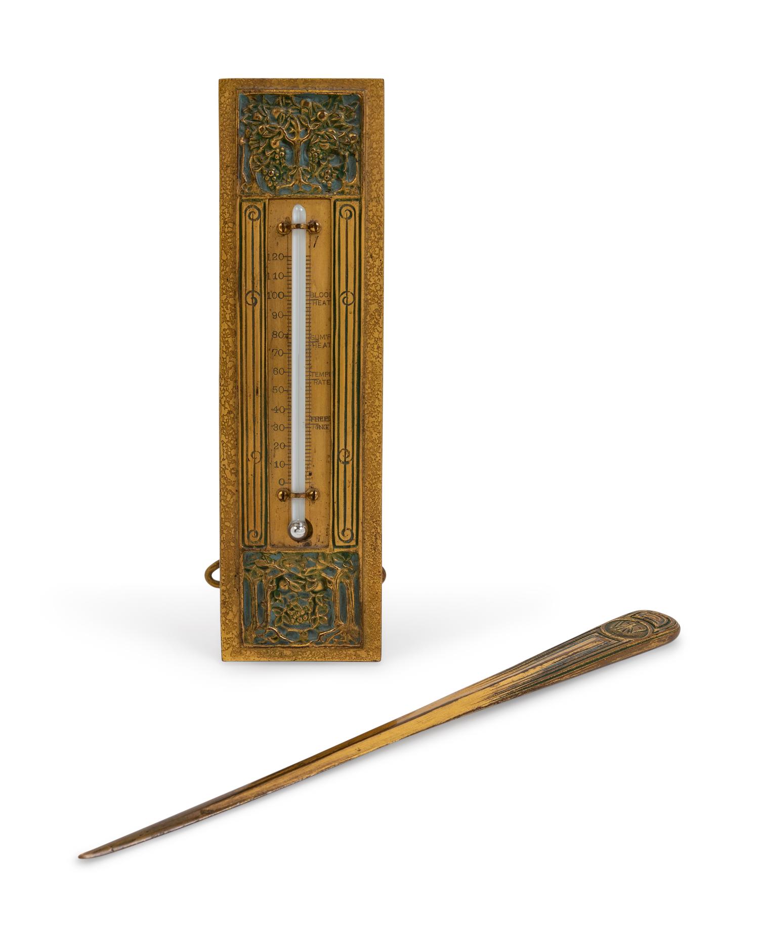 Thermometer and Letter Opener