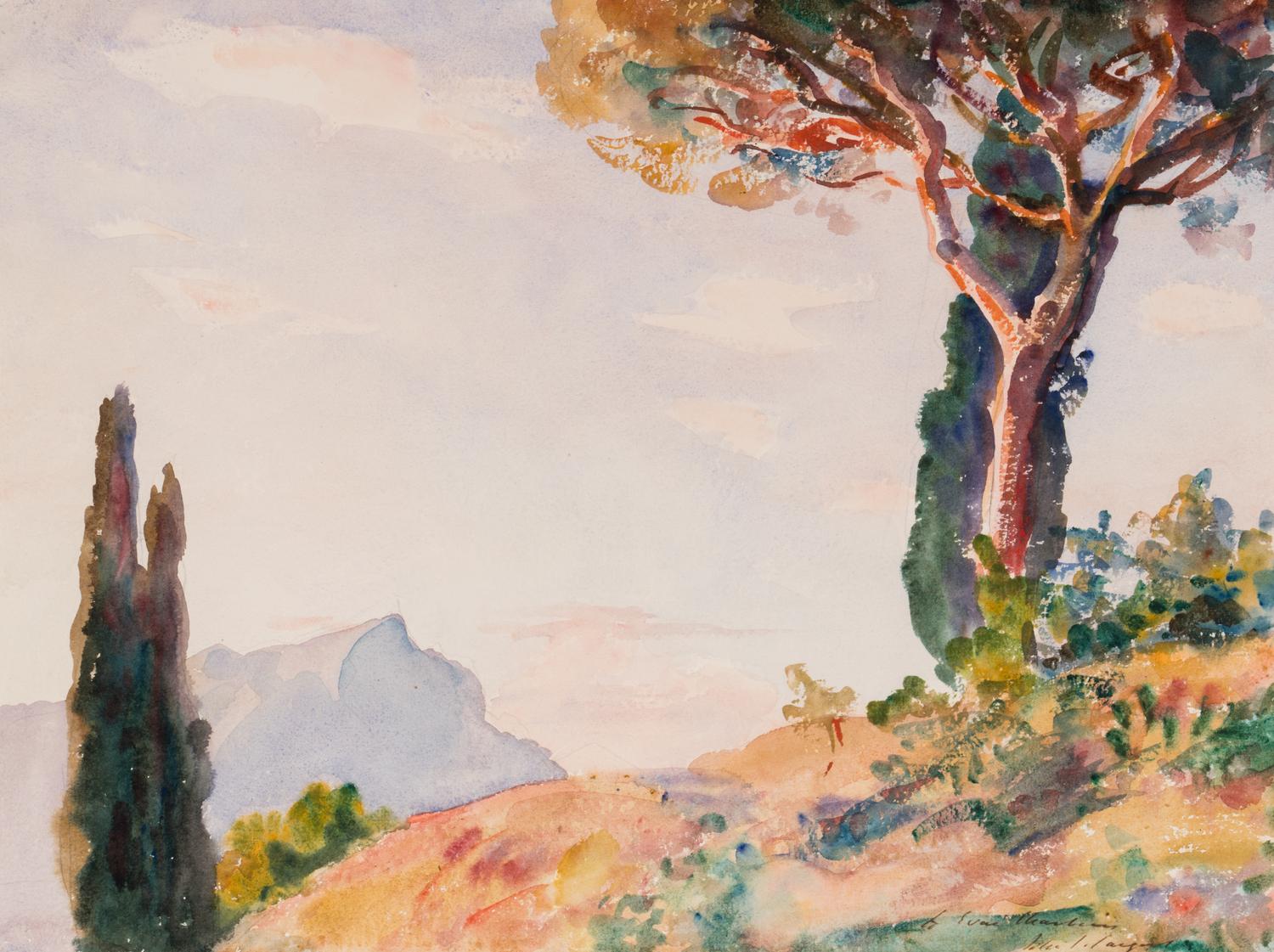Above Lake Garda (Mountain Landscape; Mountain Landscape of San Vigilio) , 1913