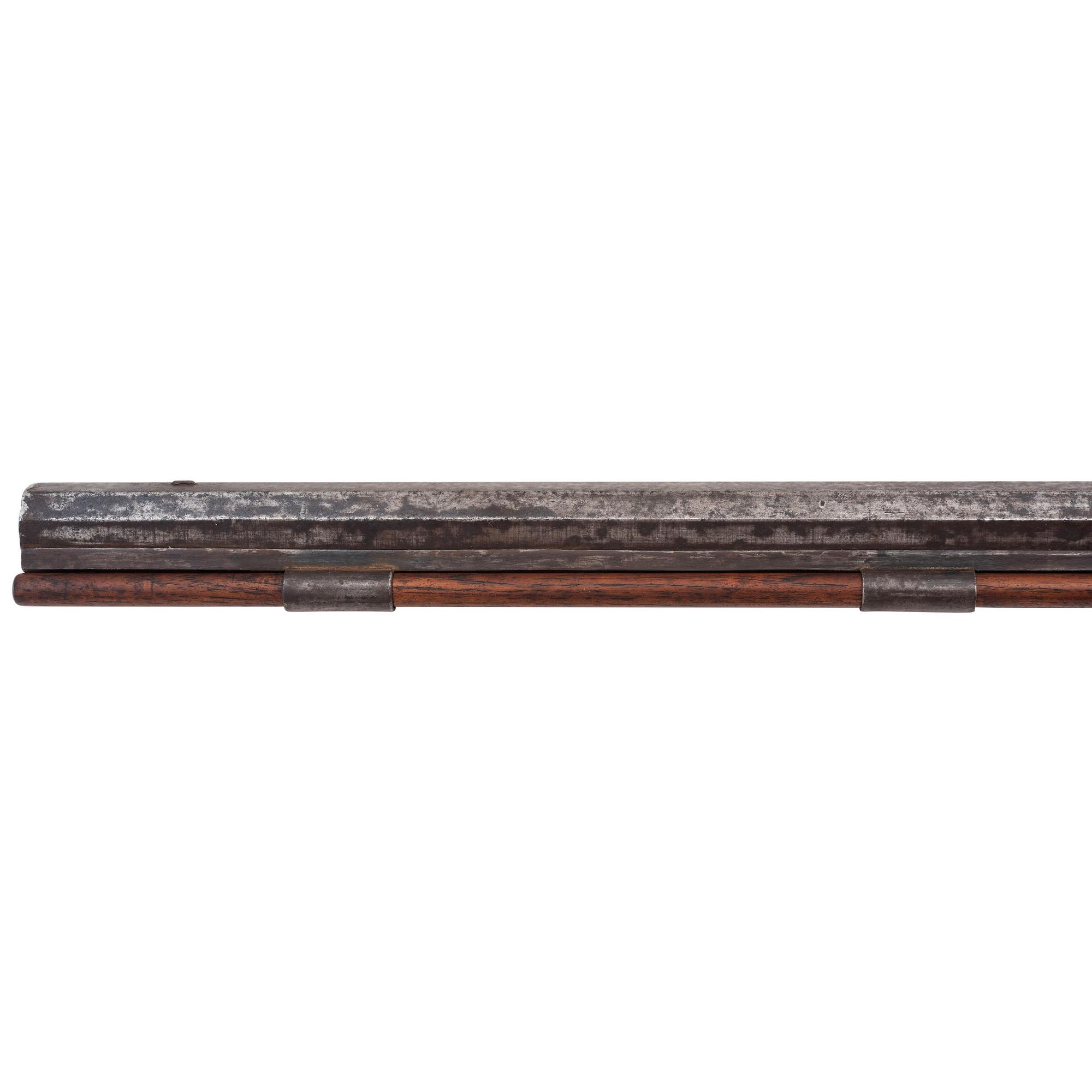 Restored Percussion Plains Rifle by Samuel Hawken