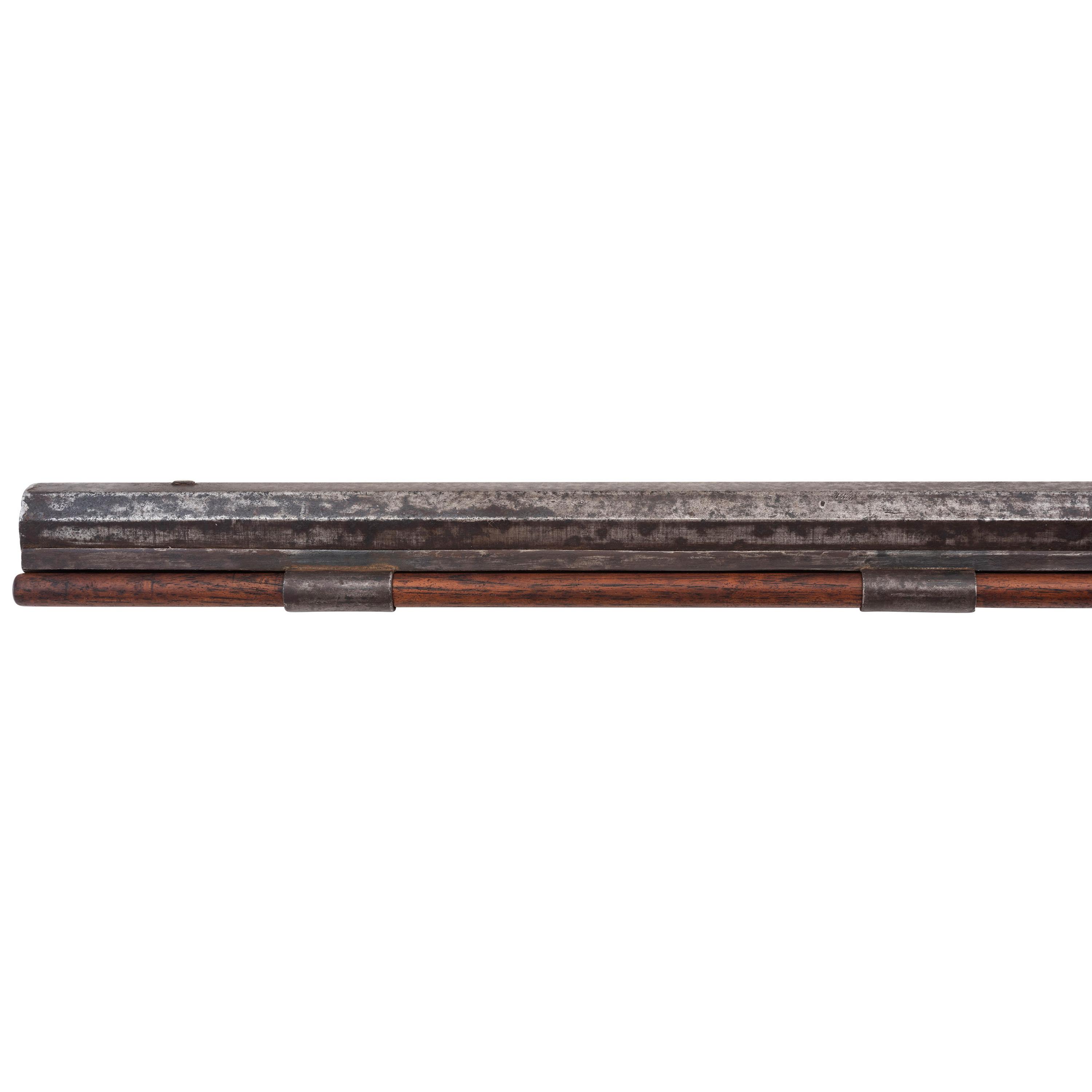 Restored Percussion Plains Rifle by Samuel Hawken