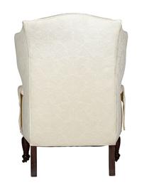 A Federal Style Mahogany Wing-Back Easy Chair