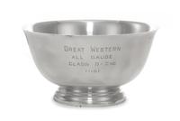 An American Silver Presentation "Revere" Bowl, Wallace Silversmiths, Wallingford, CT, 20th Century, engraved with a presentation dated