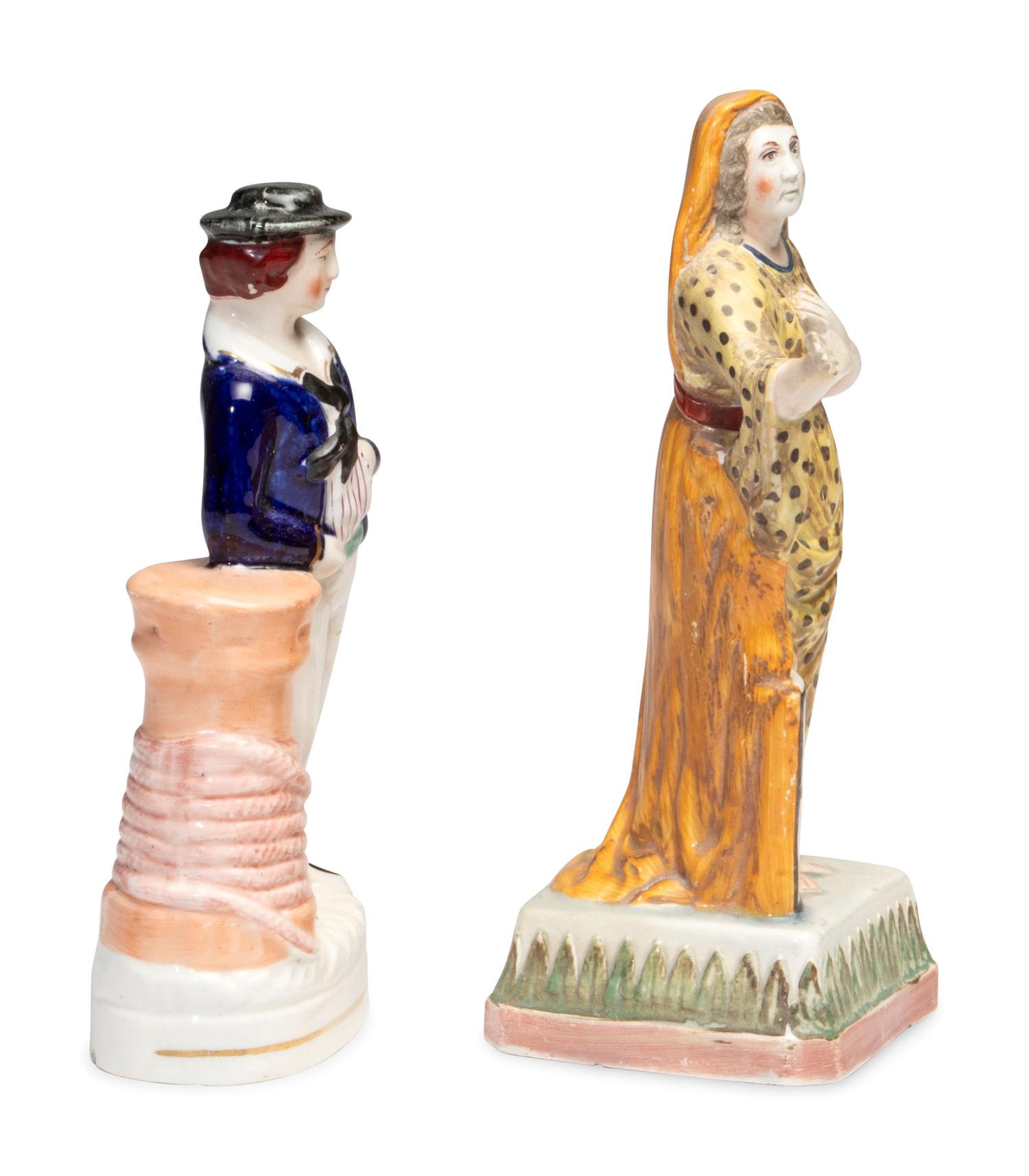 Two Staffordshire Figures