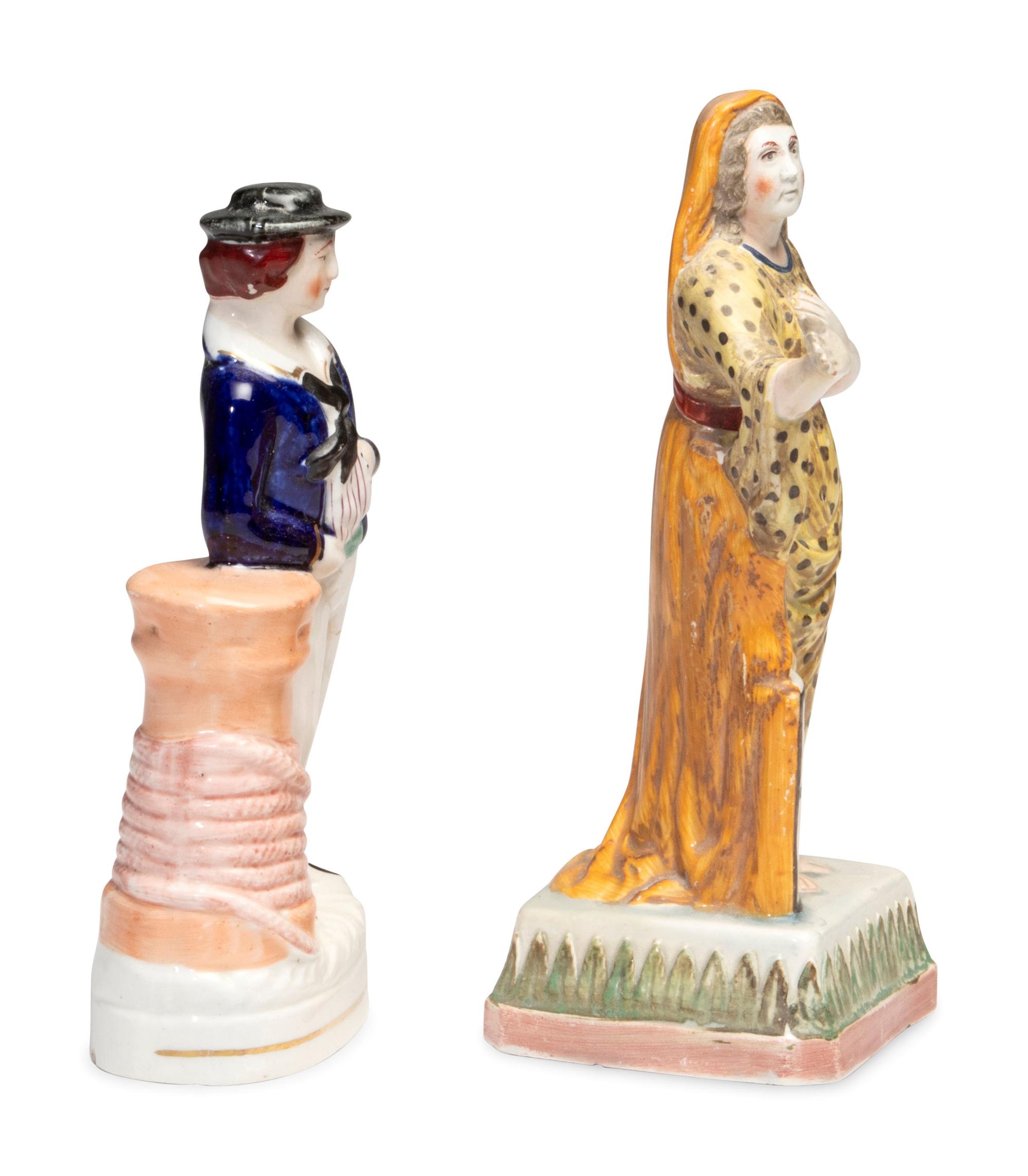 Two Staffordshire Figures