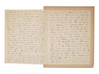 WASHBURNE, Elihu B. (1816-1887). Autograph letter signed ("E.B. Washburne") to President U.S. Grant, as Minister to France. Carlsbad, Bohemia, 24 July 1871.