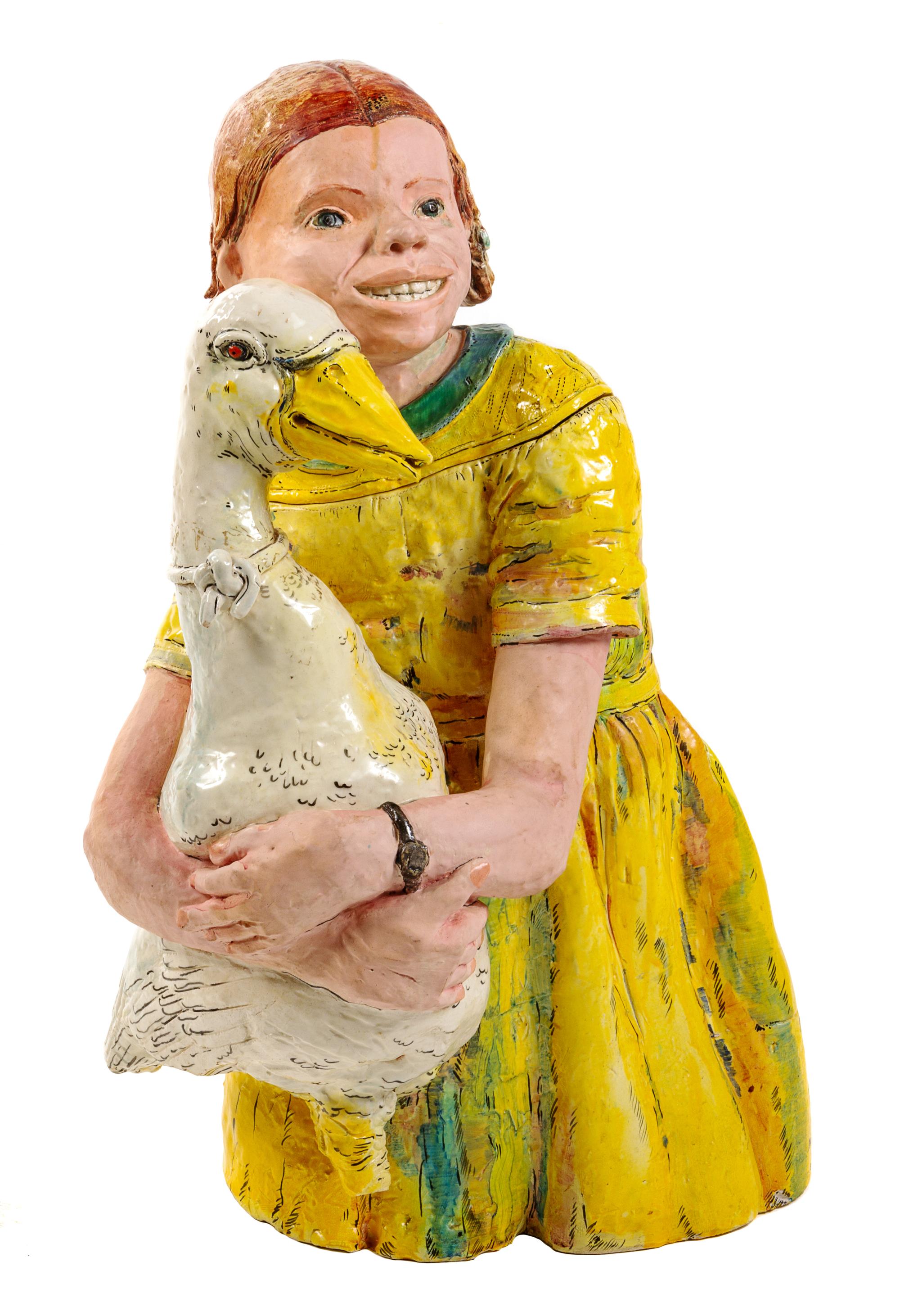 California Garden Goose Girl,