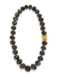 CHRISTOPHER WALLING, LABRADORITE BEAD NECKLACE