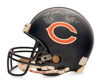 A Walter Payton Signed Autograph Chicago Bears Full Size Football Helmet (Beckett Authentication Services BAS Certified),