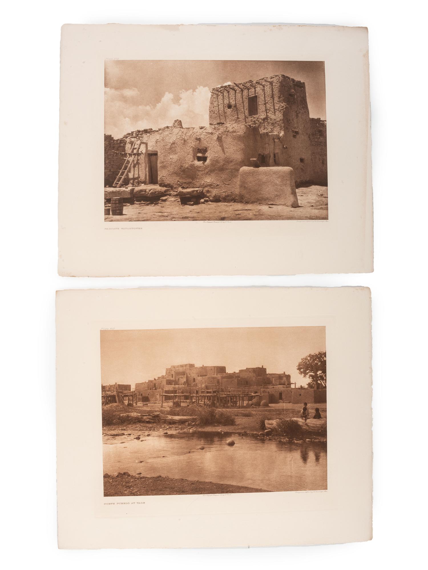 CURTIS, Edward S. (1868-1952). Complete Portfolio XVI of 36 photogravures from The North American Indian .