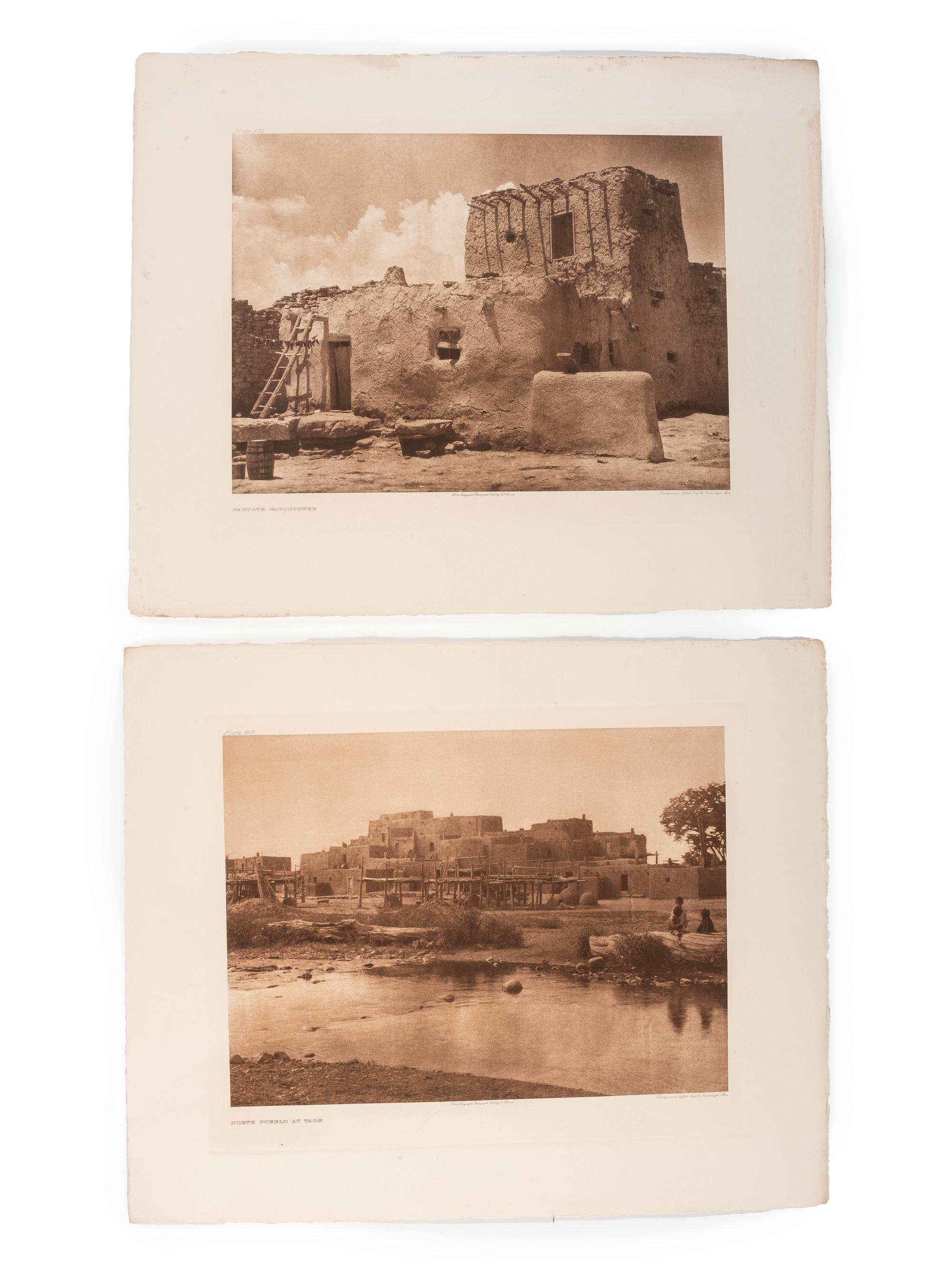 CURTIS, Edward S. (1868-1952). Complete Portfolio XVI of 36 photogravures from The North American Indian .