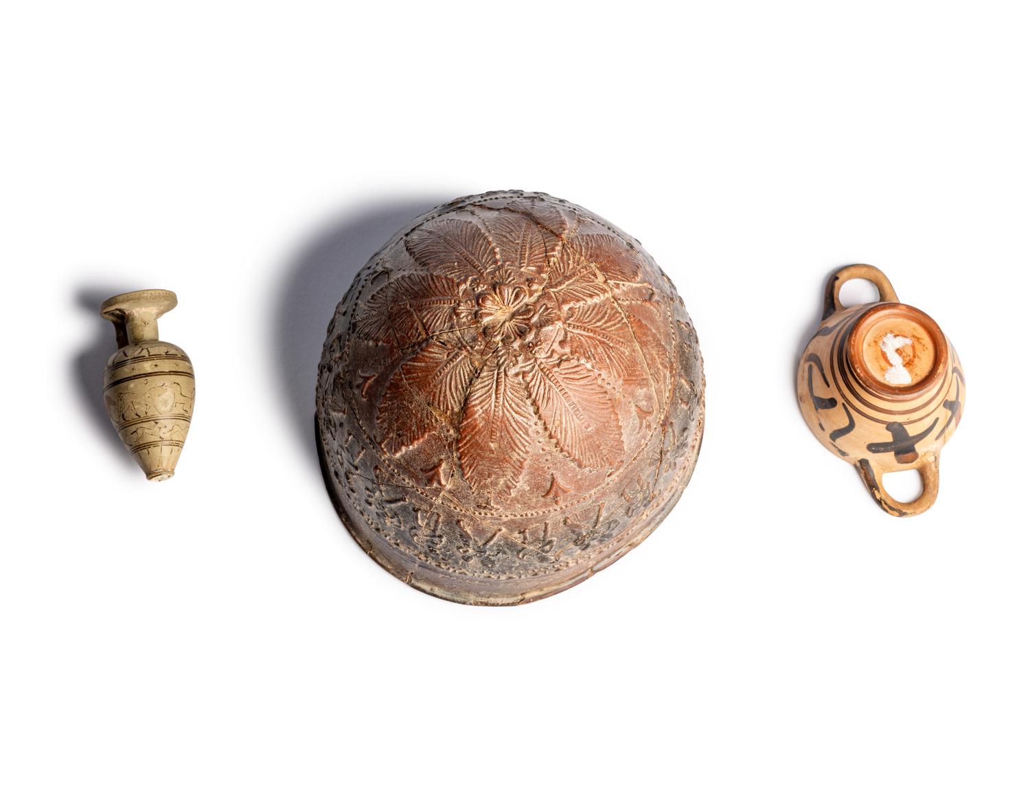 Three Greek Terracotta Vessels