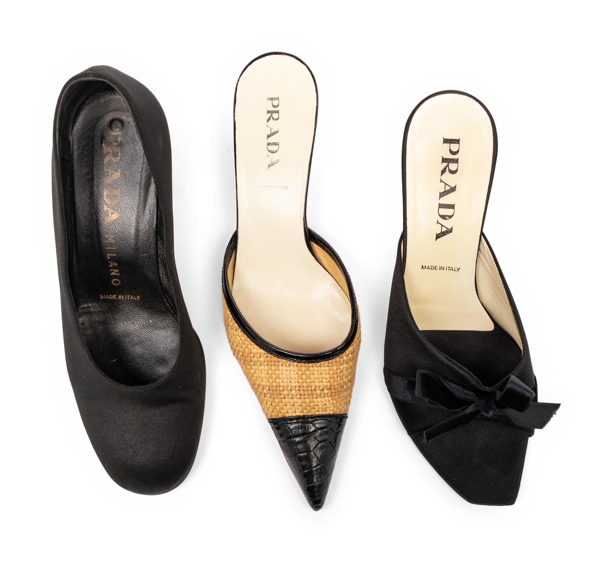 Three Pairs of Prada Shoes, 1990s
