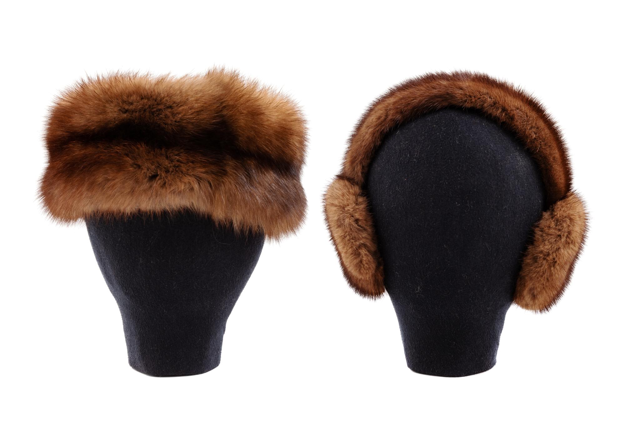 Fur Headband and Earmuffs, 1980-90s