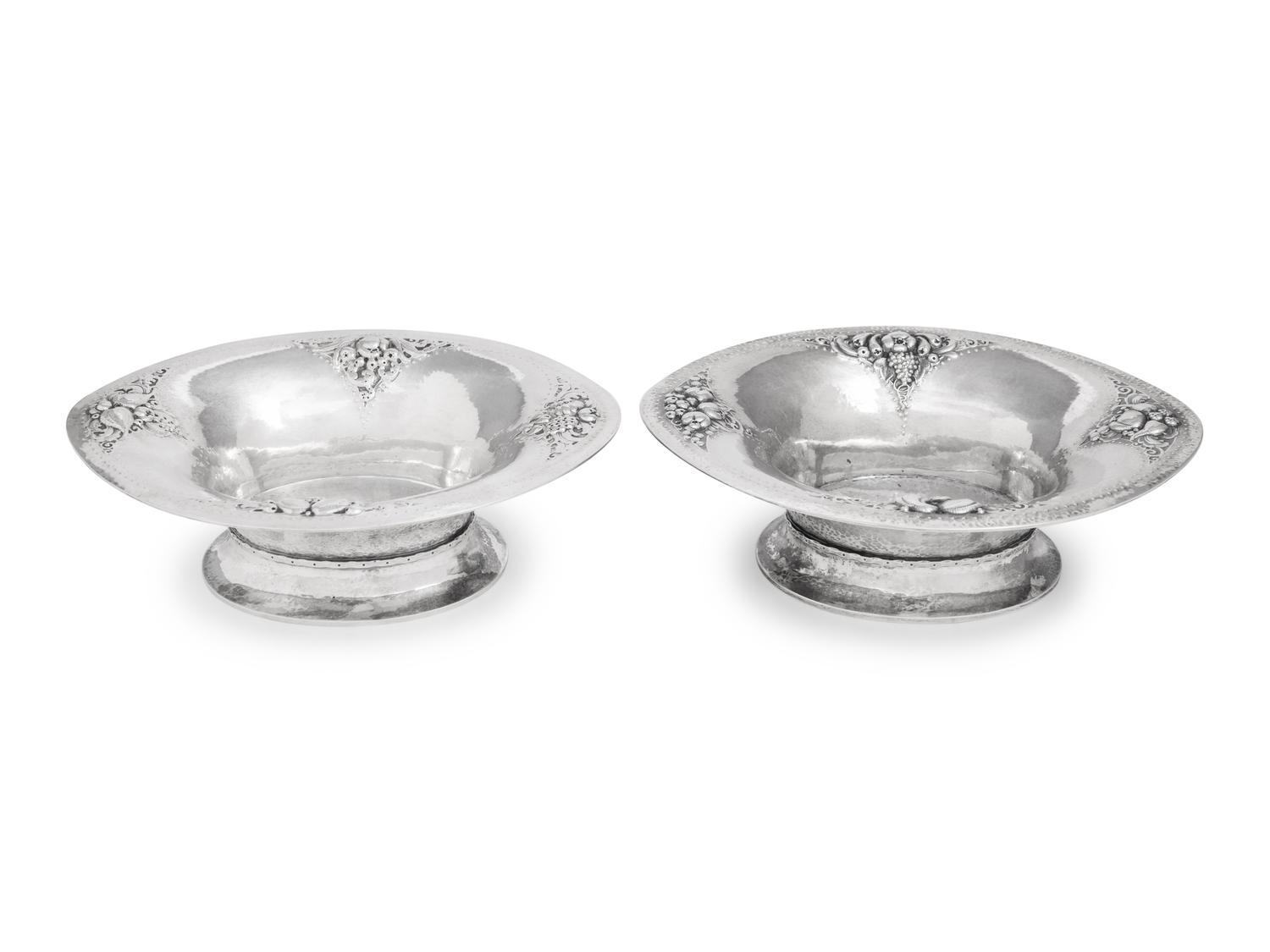 A Pair of Norwegian Silver Bowls