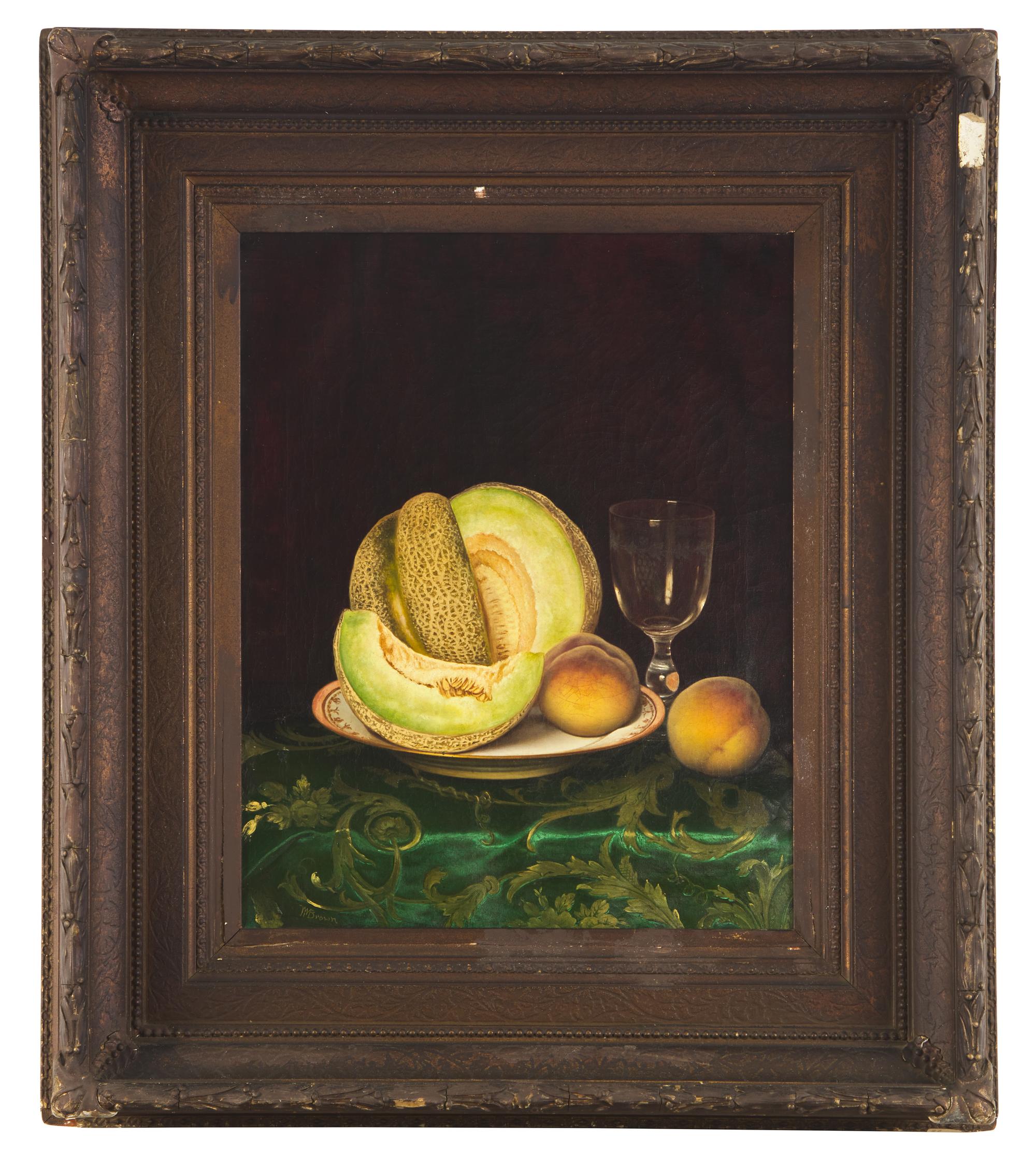Still Life with Cantaloupe