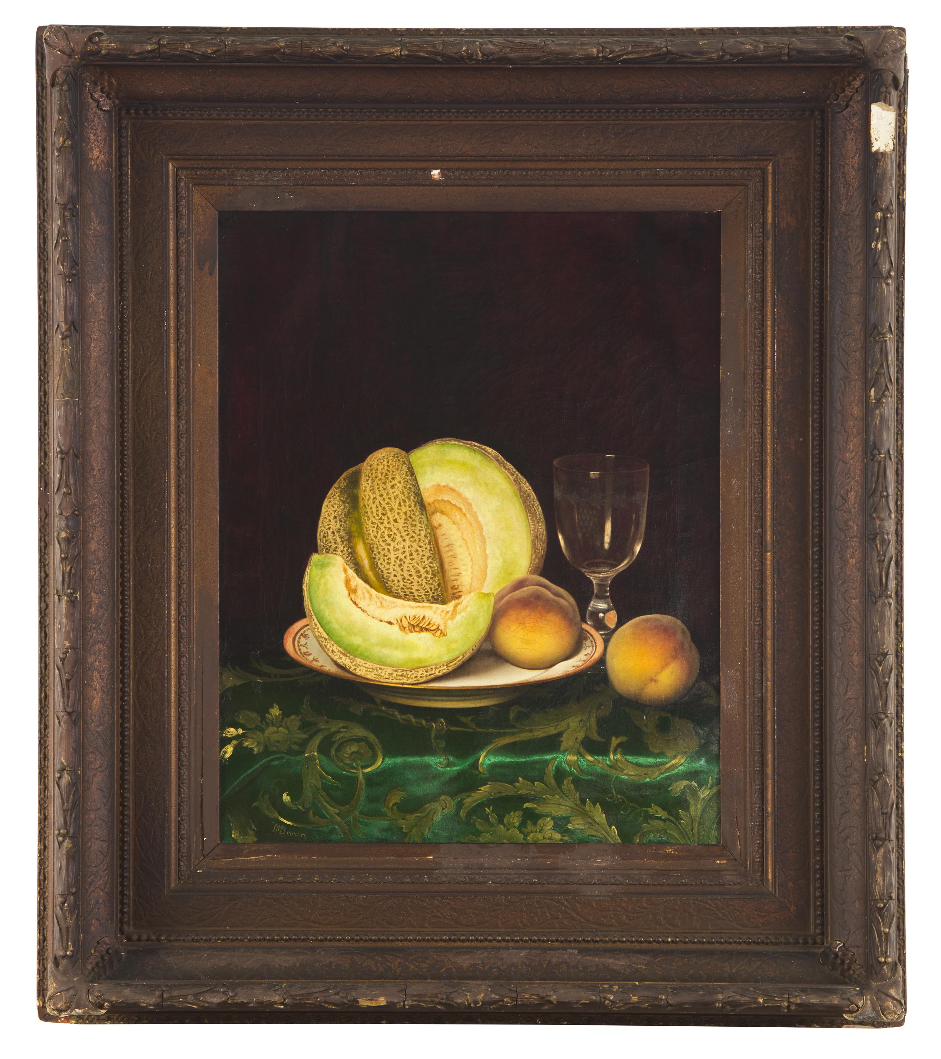 Still Life with Cantaloupe