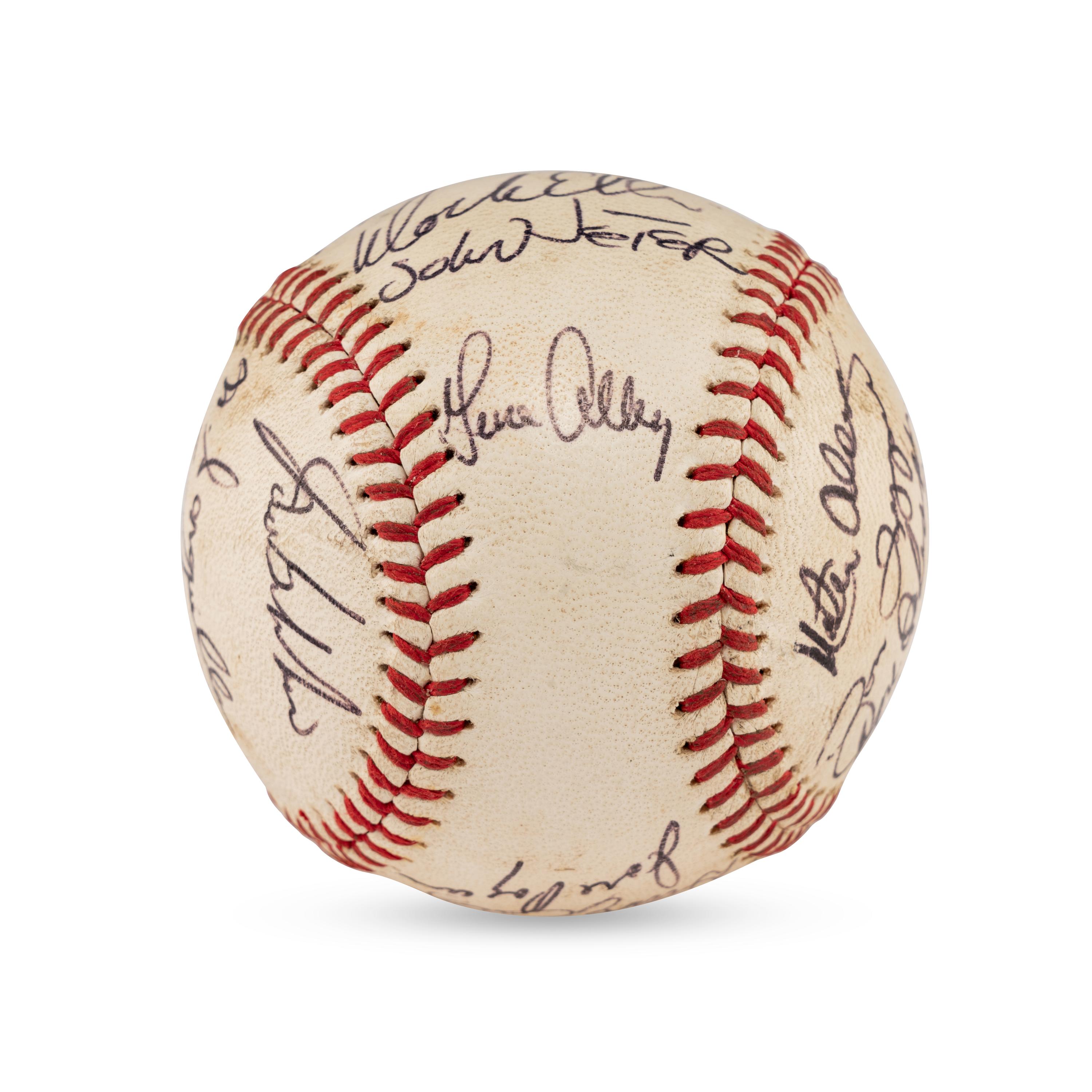 A 1970 Pittsburgh Pirates Team Signed Autograph Baseball (Beckett Authentication Services Letter of Authenticity)