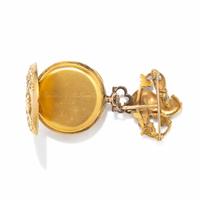 TIFFANY & CO., ART NOUVEAU, GOLD LAPEL WATCH