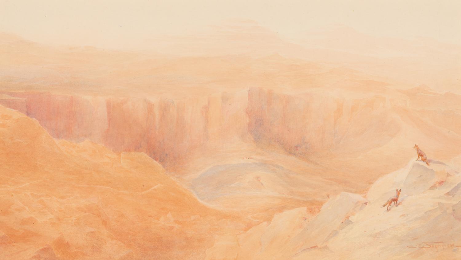 The Valley of the Kings and Two Jackals