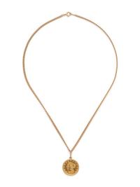 YELLOW GOLD AND COIN NECKLACE
