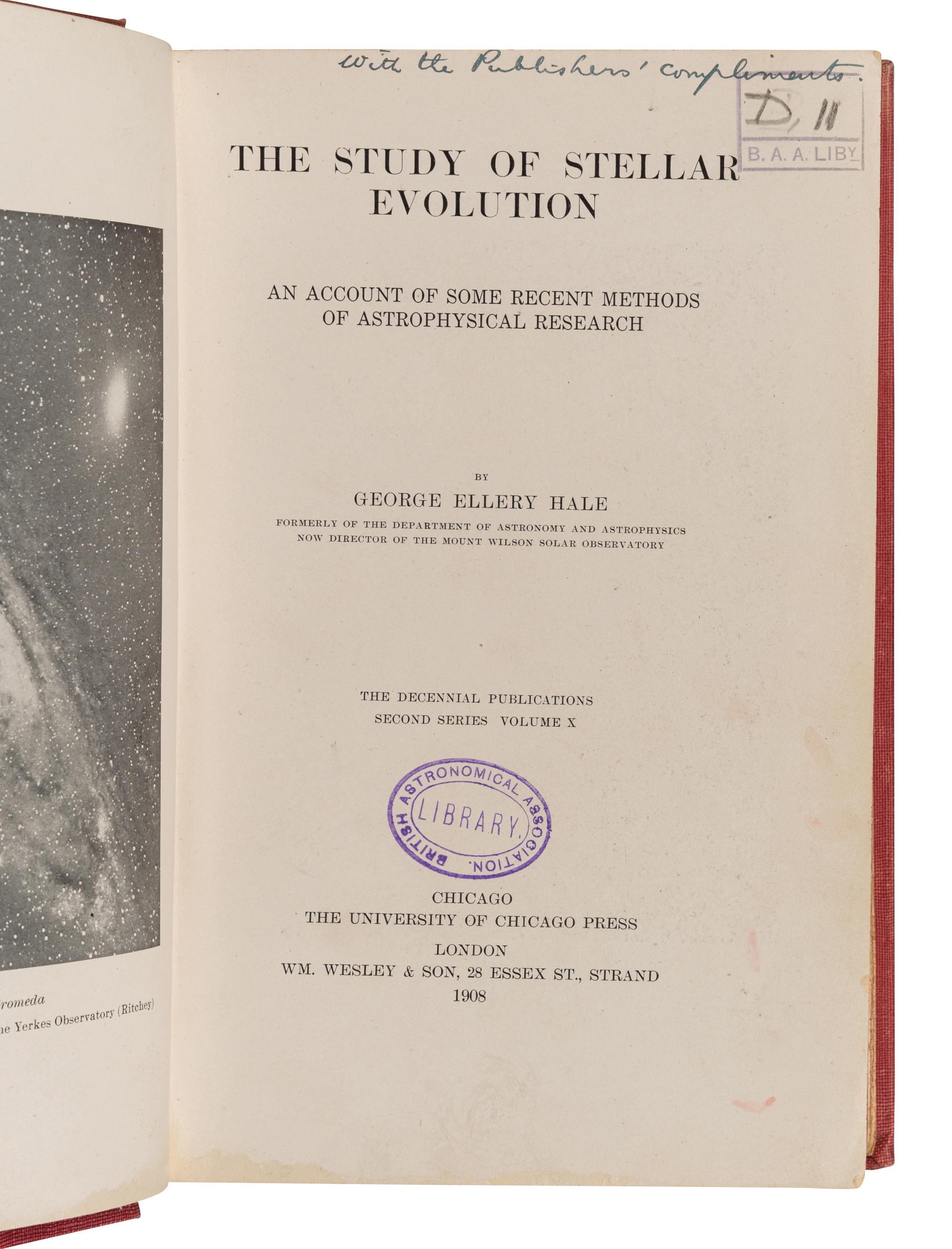[ASTRONOMY]. A group of 5 works, including: