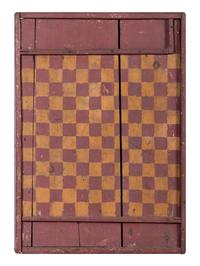 Four Painted Decorated Gameboards