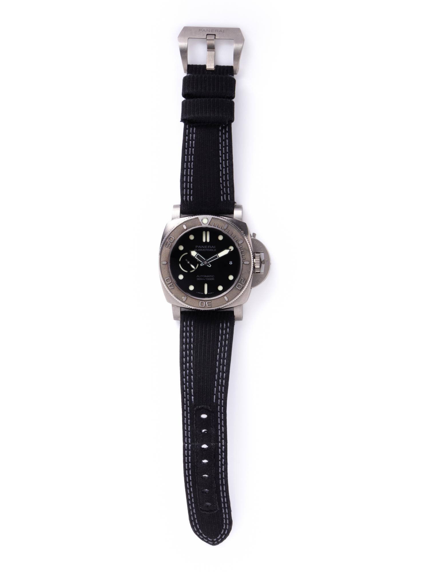 PANERAI, REF. PAM00984 TITANIUM 'SUBMERSIBLE MIKE HORN EDITION' WRISTWATCH
