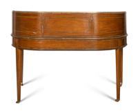 A Baker Satinwood and Rosewood 1765 Carlton House Desk