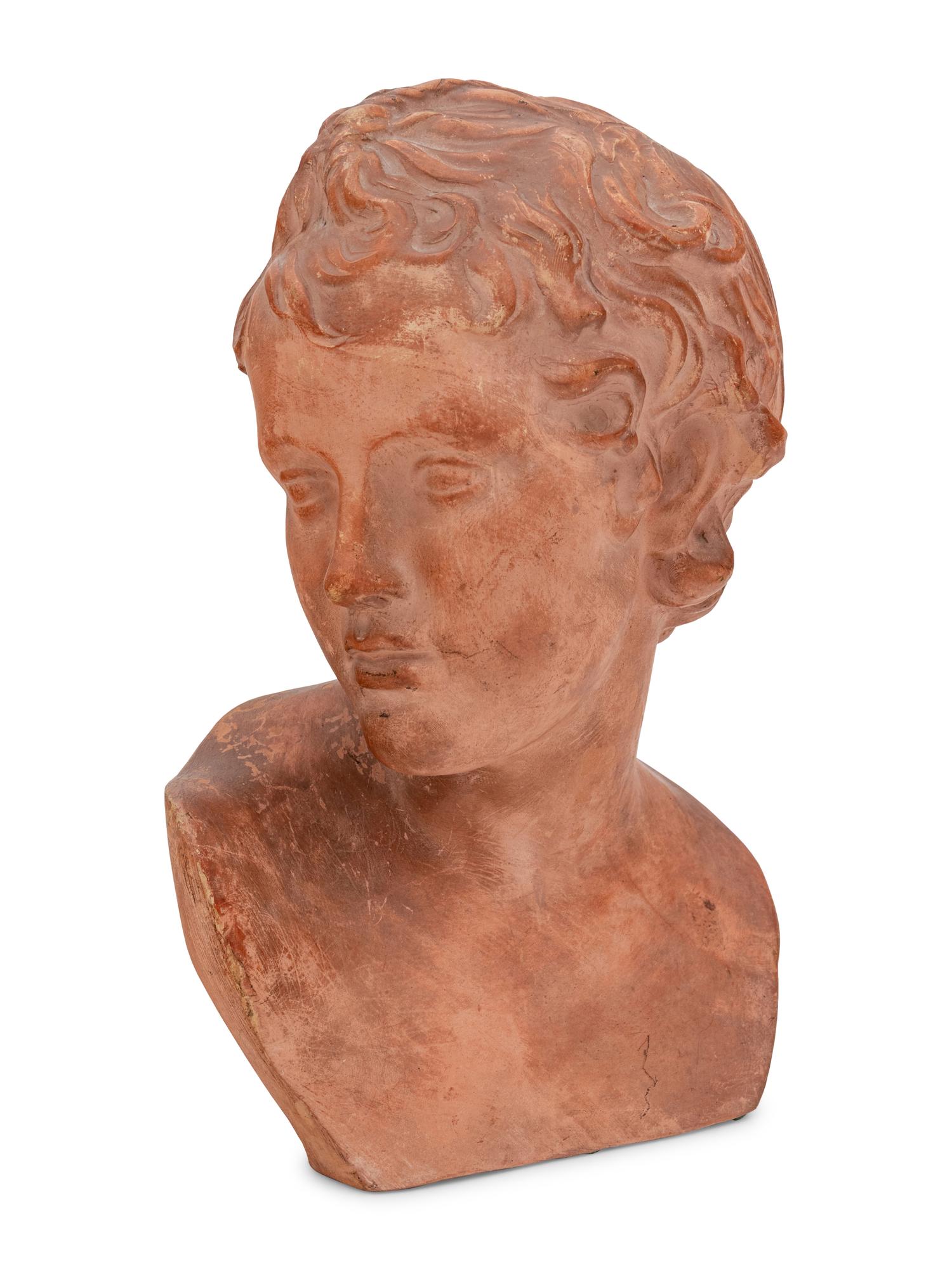 A Continental Terra Cotta Bust
