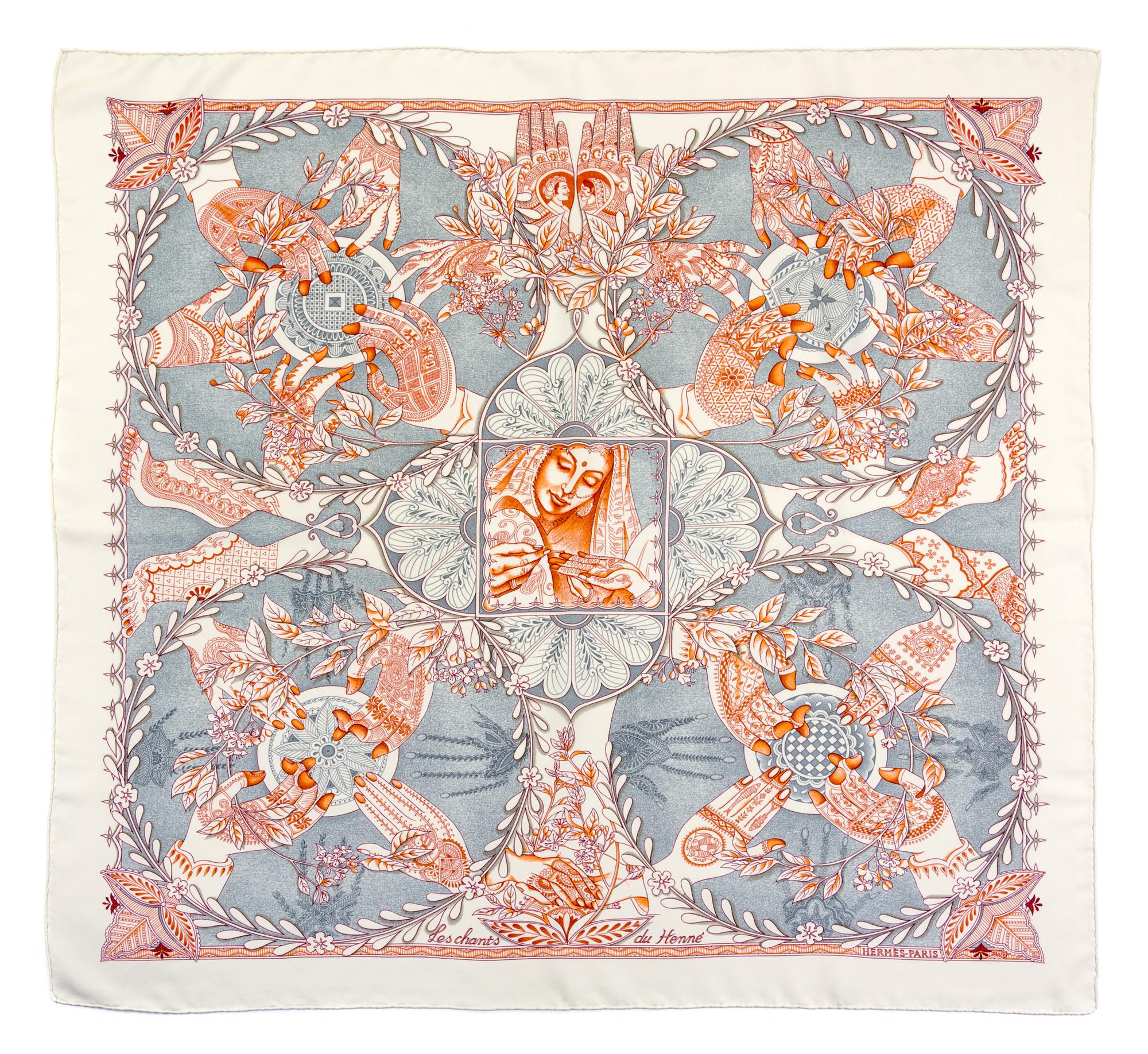 An Hermes 90cm Silk Scarf, 36" x 36".