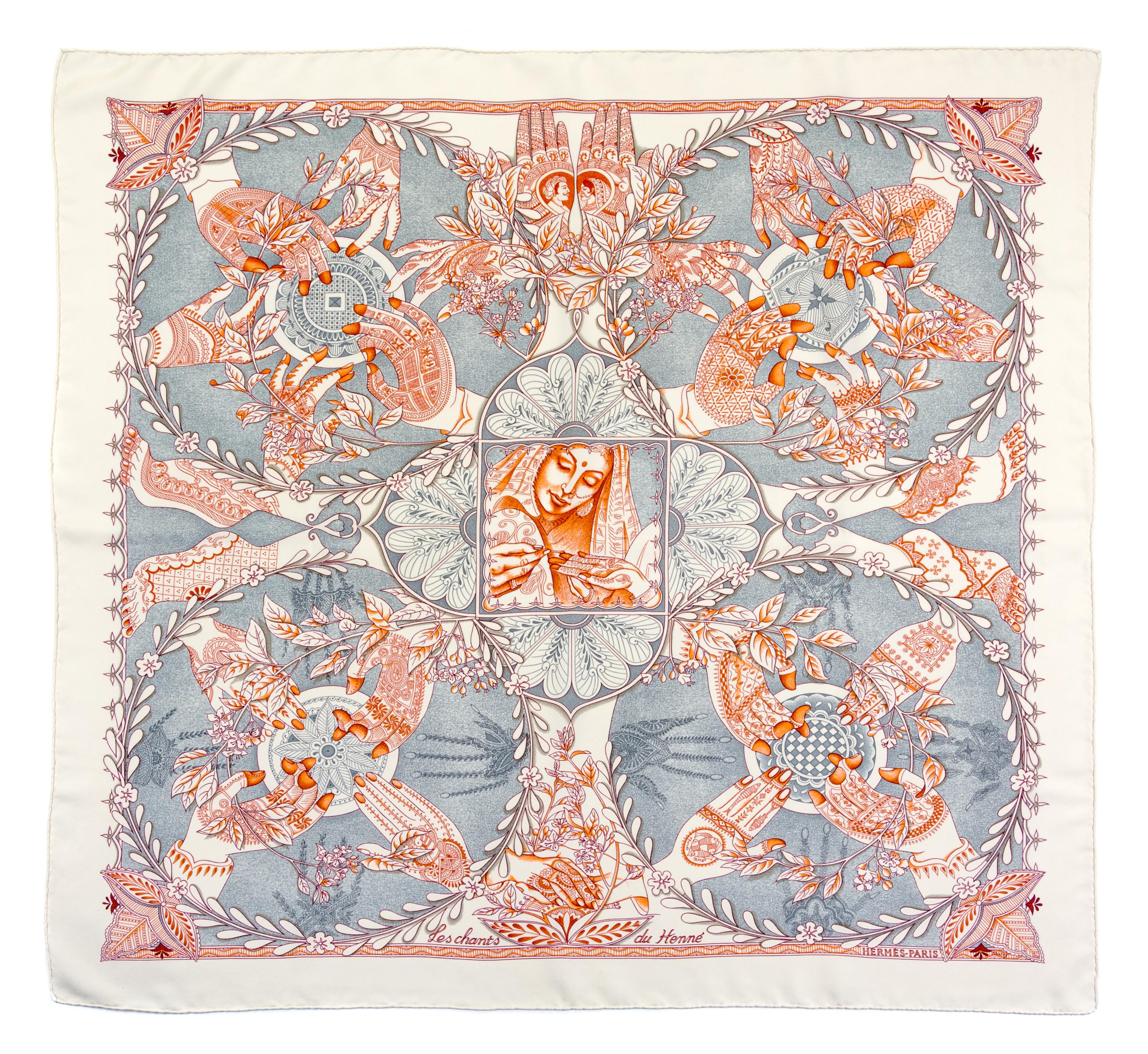 An Hermes 90cm Silk Scarf, 36" x 36".