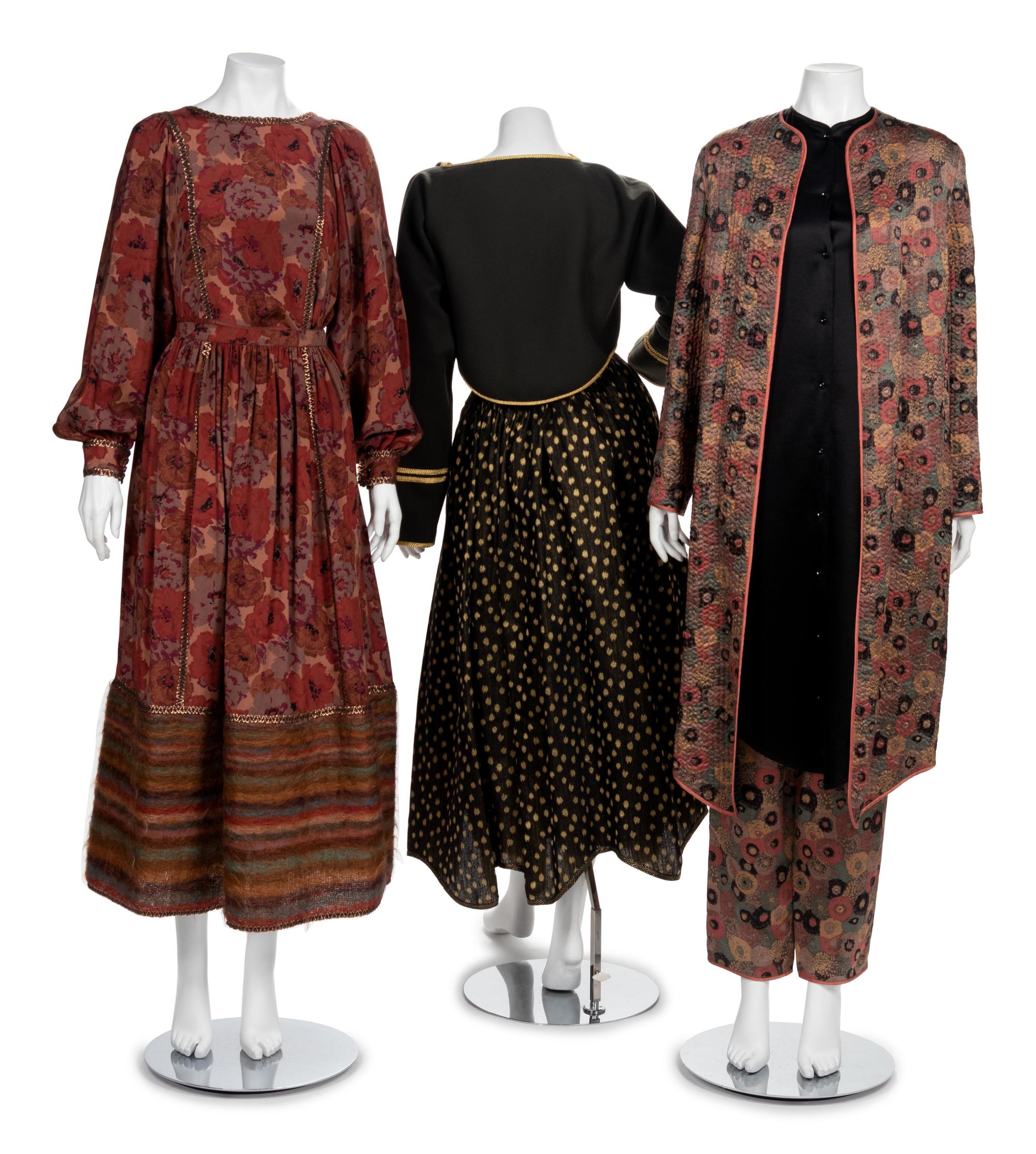 Three Geoffrey Beene Ensembles, 1980-90s