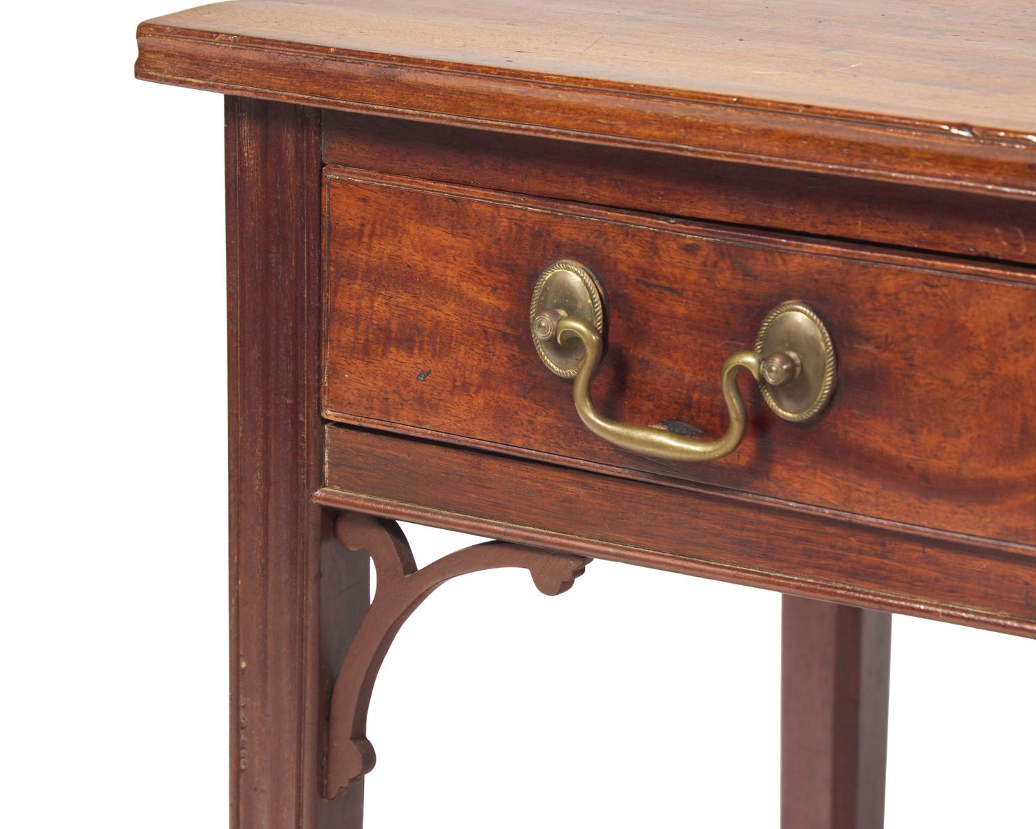 A Chippendale Mahogany Side Table