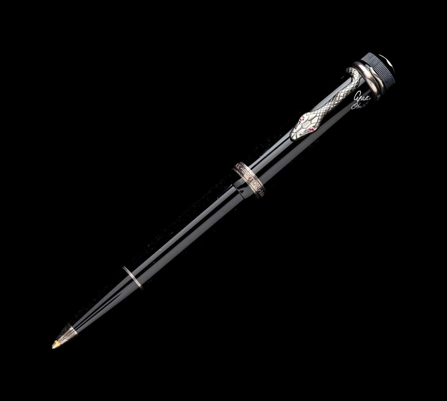 A Montblanc Agatha Christie Limited Edition Ballpoint Pen
