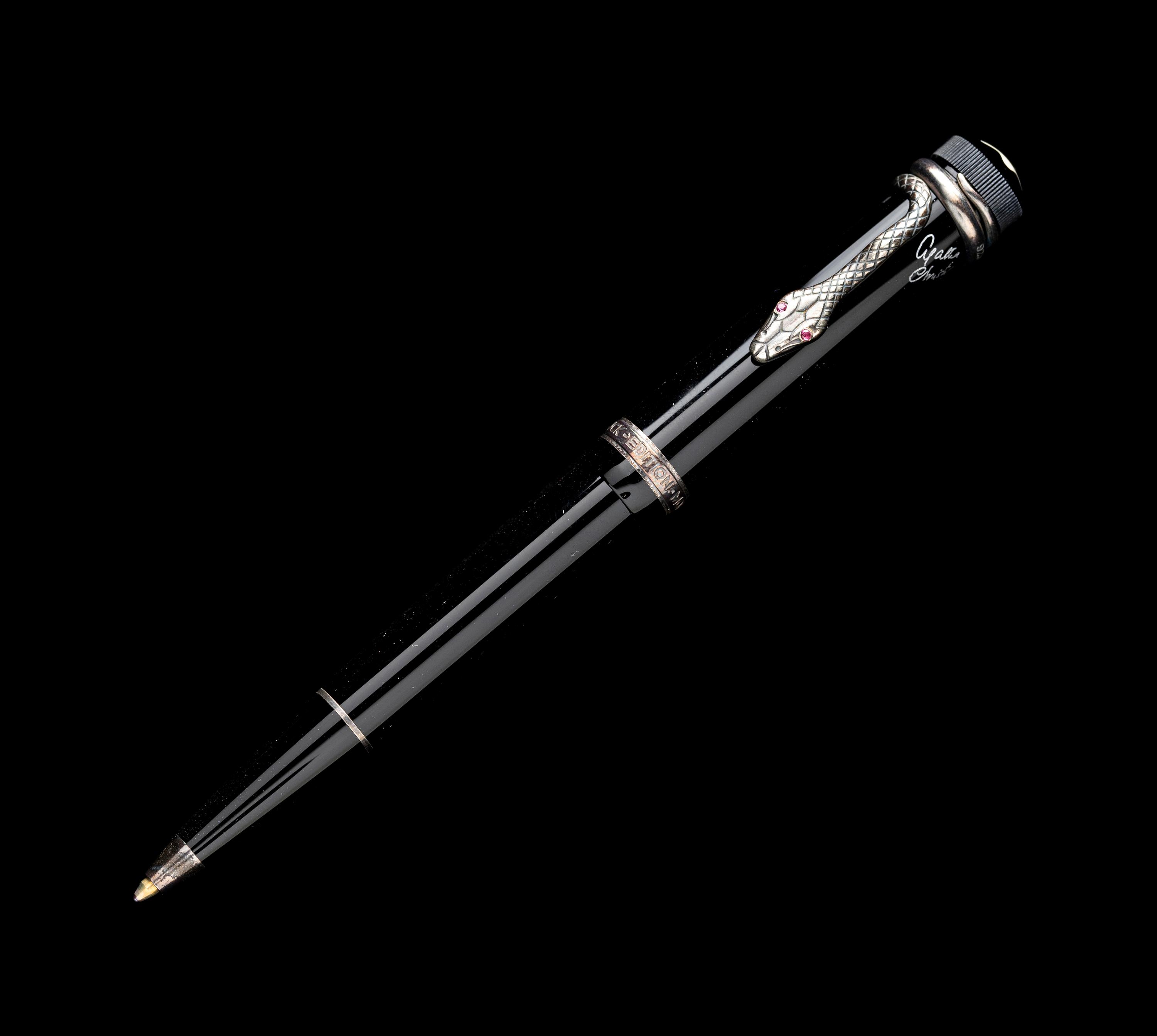 A Montblanc Agatha Christie Limited Edition Ballpoint Pen