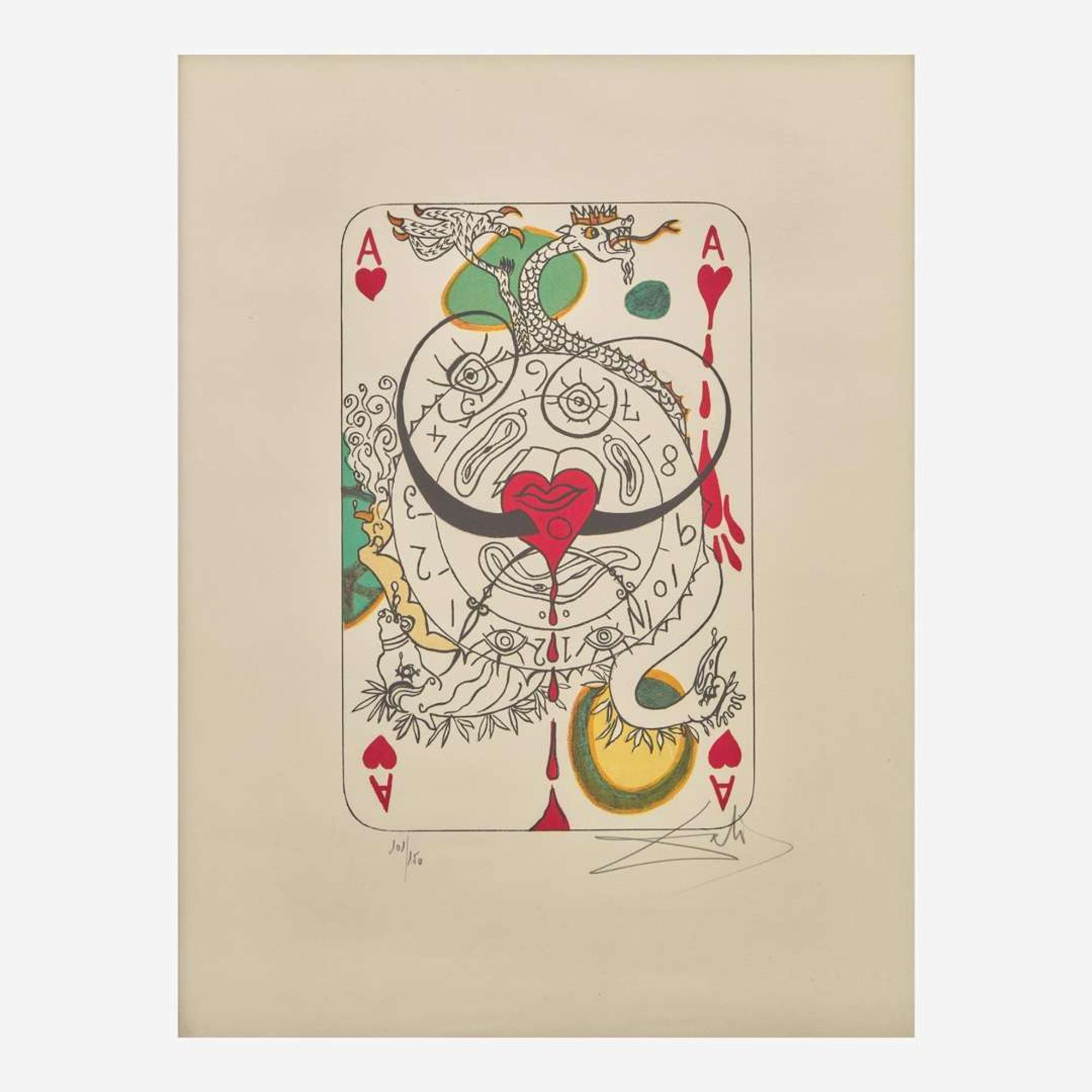 Salvador Dalí (Spanish, 1904-1989) Ace of Hearts