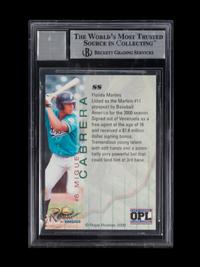 A 2000 Royal Rookies Futures Autographs Miguel Cabrera Signed Rookie Card (BAS 9 Auto)