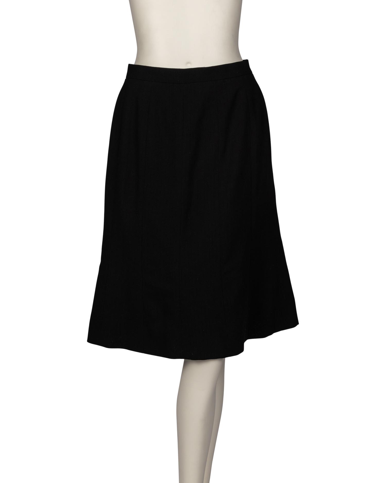 Group of Chanel Separates; One Knit Cardigan, One Shirt, One Skirt, One Knit Top