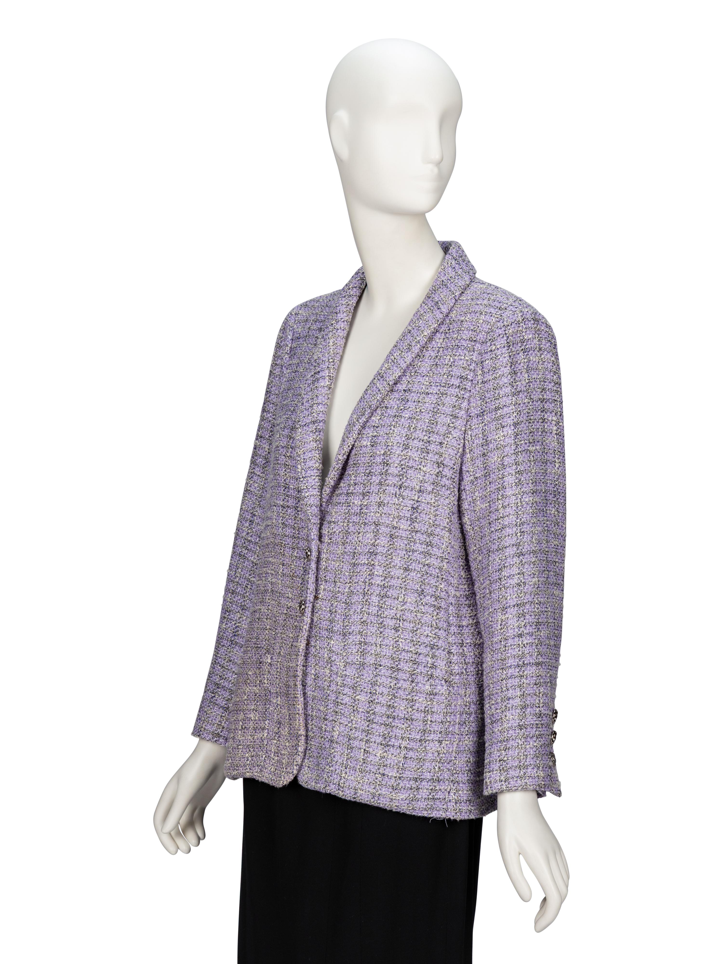 Chanel, Lavender Tweed Blazer