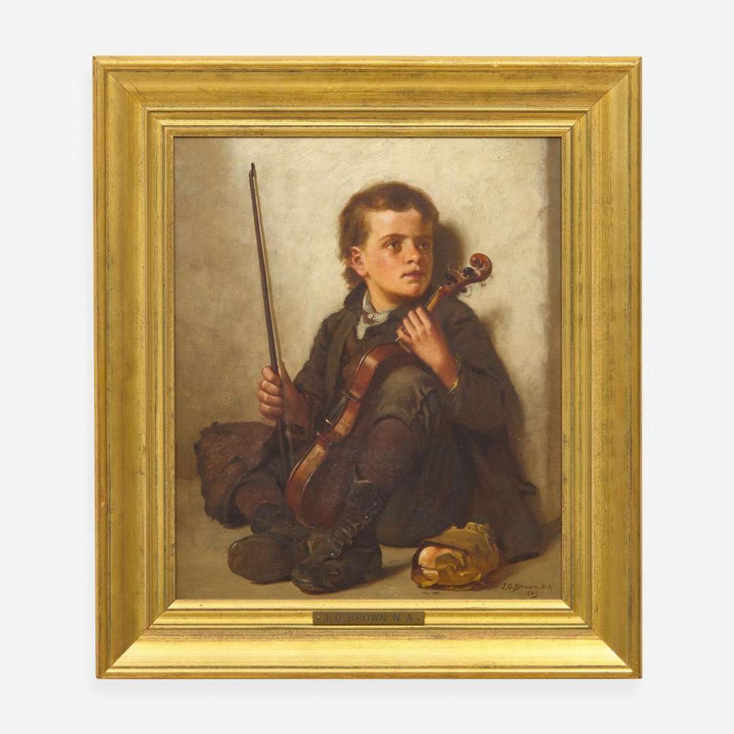John George Brown (American, 1831–1913) Far From Home