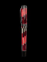 Parker: Duofold- Mosaic Red Fountain Pen