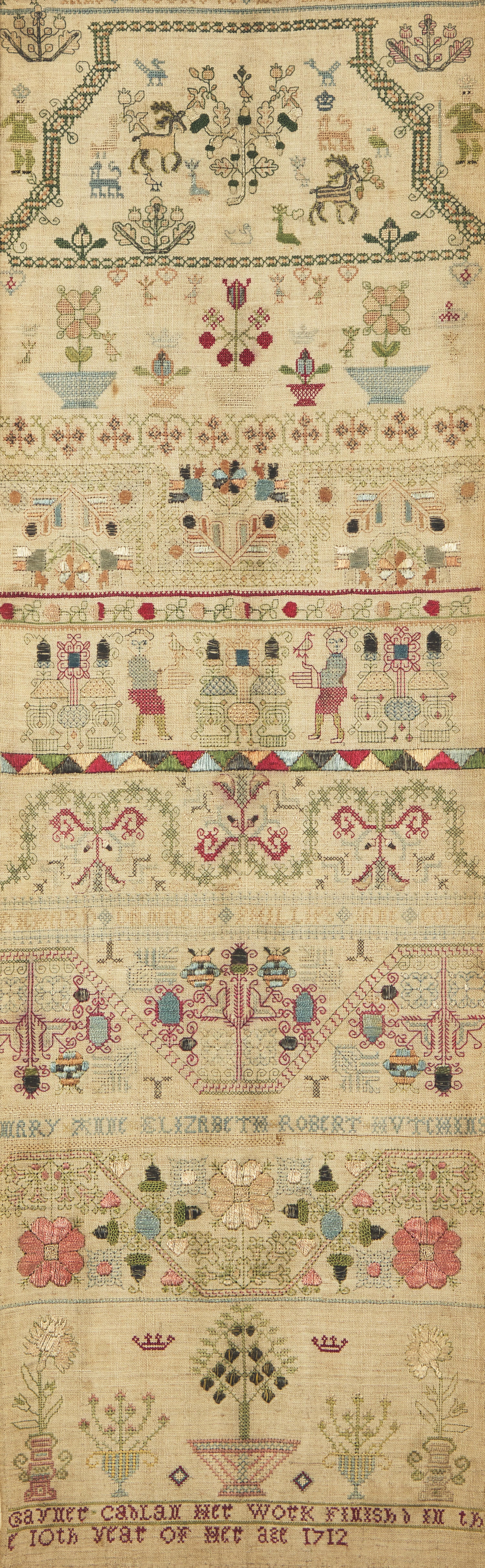 A Fine English Needlework Sampler